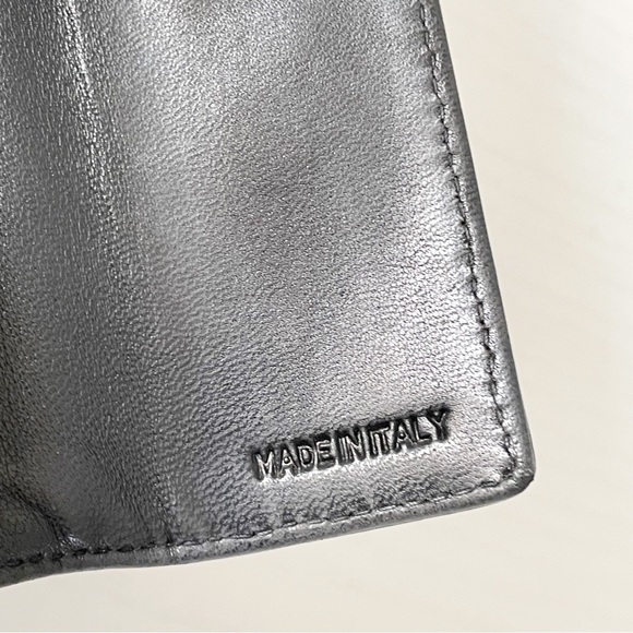 Prada black Tessuto nylon nappa leather trifold wallet vintage - Picture 8 of 10